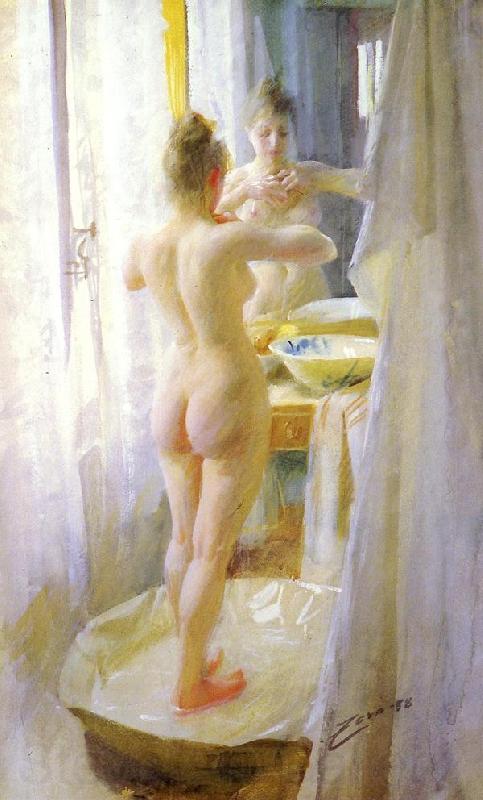 Anders Zorn The Tub Germany oil painting art
